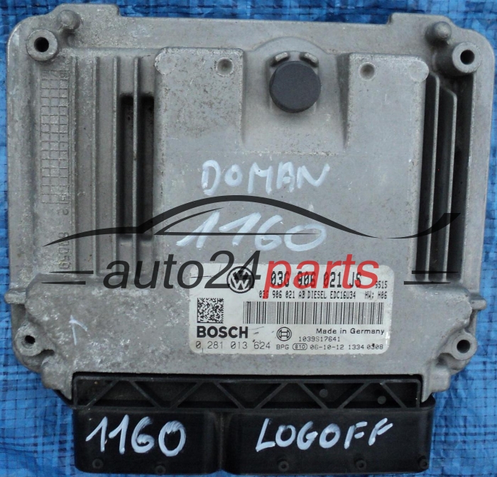 Calculateur Moteur   SEAT LEON 1.9 TDI BLS 03G906021JS 0281013624 EDC16U34 1039S17641