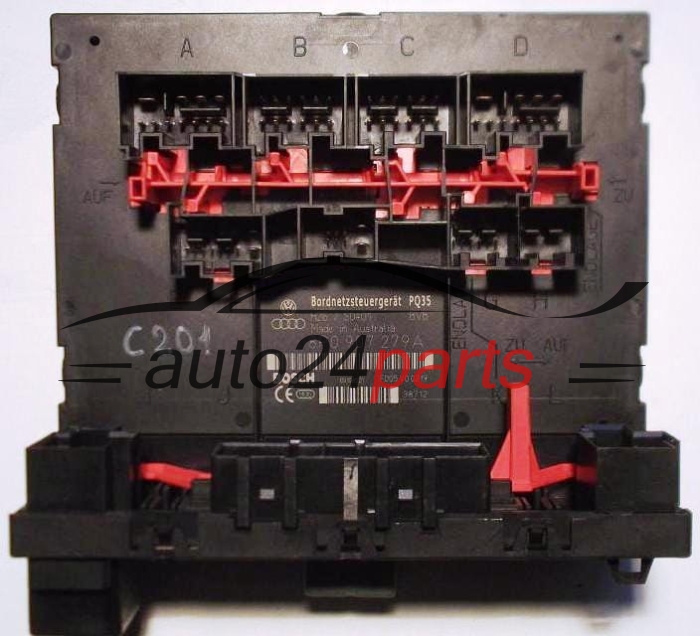 CENTRALKA MODUL STEROWNIK KOMFORTU BORDNETZSTEUERGERÄT AUDI 8P0907279A, 8P0 907 279 A