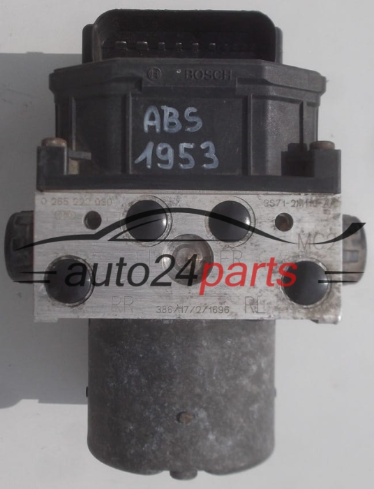 ABS PUMPE BLOCK HYDRAULIKPUMPE STEUERGERAT  FORD MONDEO BOSCH 0 265 222 030, 3S71-2M110-AA