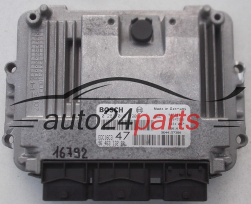 steuergerät PEUGEOT 307 1.4 HDI 0281010390  9646313280  28SA5502 EDC16C3 47