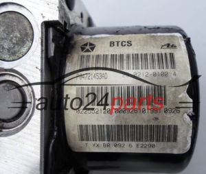 ABS POMPA CHRYSLER VOYAGER 2.8 CRDI P04721453AD, 25.0212-0100.4, 25021201004, 00402775E160 