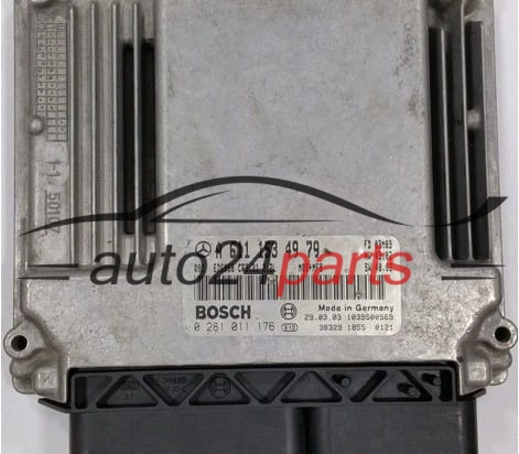 CALCULATEUR MOTEUR  MERCEDES BOSCH 0 281 011 176, A 611 153 49 79