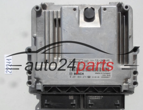 KOMPUTER STEROWNIK SILNIKA FORD 1.5 TDCI BOSCH 0 281 033 274, 0281033274, F1B1-12A650-AYB, F1B112A650AYB