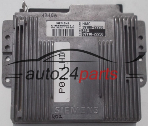 CALCULATEUR MOTEUR HYUNDAI EXCEL K103300001 J, K103300001J, 39100-22230, 3910022230
