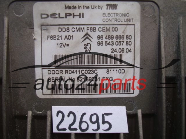 KOMPUTER STEROWNIK SILNIKA CITROEN R0411C023C, 9648966680, 9654305780