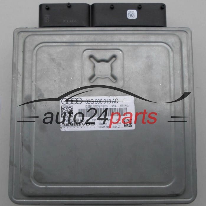 ECU CENTRALITA DE MOTOR  AUDI A4 2.0 TDI SIEMENS VDO 5WP45549 AG, 03G 906 018 AQ