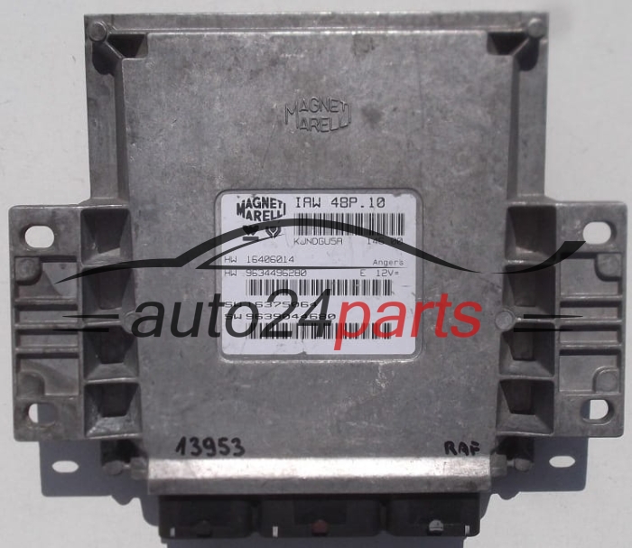KOMPUTER STEROWNIK SILNIKA CITROEN PEUGEOT MAGNETI MARELLI IAW 48P.10,  HW 16406014, 9634496280, SW 16375064