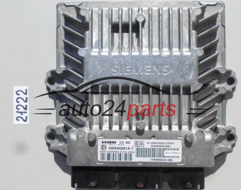  CITROEN PEUGEOT 2.0 HDI SIEMENS 5WS40281A-T, 5WS40281AT, SW 9658344580, HW 9655041480, SID803