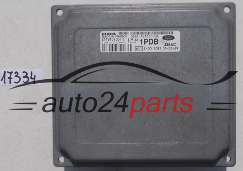 ECU ENGINE CONTROLLER FORD FIESTA 1.25 3S61-12A650-CB 1PDB