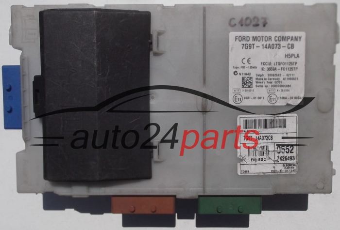 7G9T-14A073-CB, 7G9T14A073CB, DELPHI 28092562