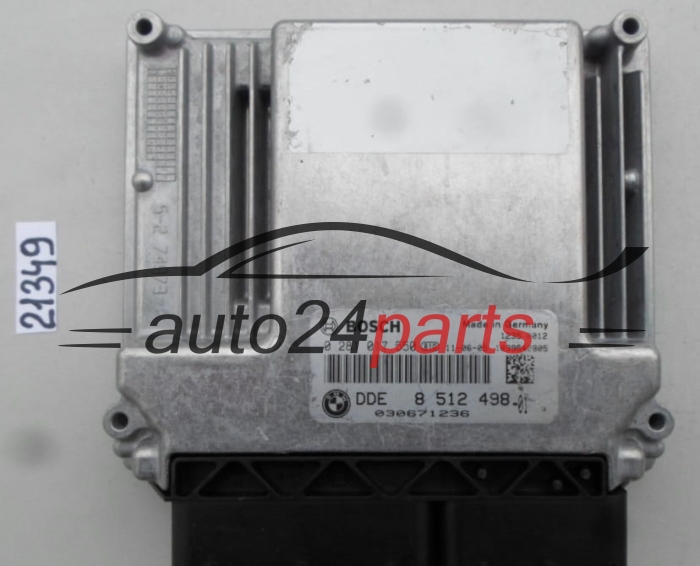 MOTORSTEUERGERÄT ECU STEUERGERAT BMW BOSCH 0 281 017 550, 0281017550, DDE 8 512 498, DDE8512498, 8512498