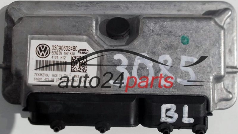 KOMPUTER STEROWNIK SILNIKA VOLKSWAGEN SEAT IBIZA 1.4 Magneti Marelli MY2 4HV.BC, 03C 906 024 BC, 61601.471.05