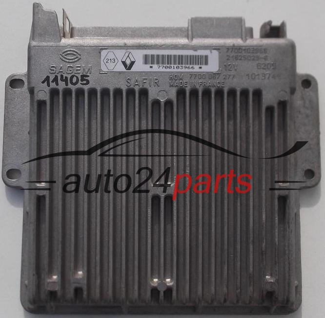 KOMPUTER STEROWNIK SILNIKA RENAULT TWINGO HOM 7700 067 277, 7700067277, 7700103966