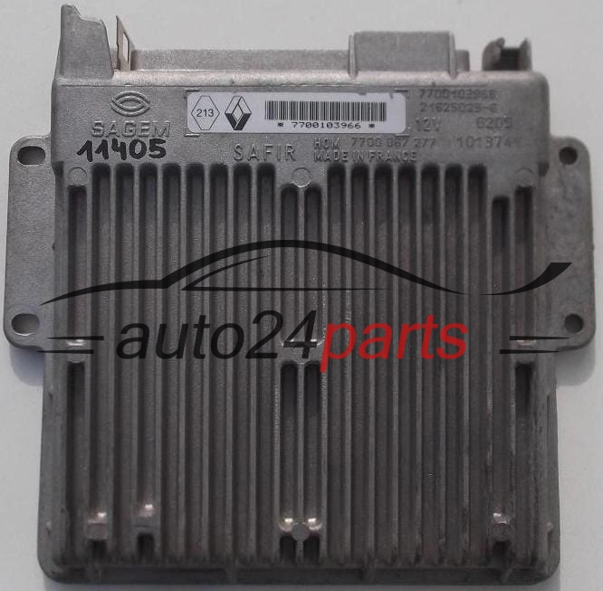 KOMPUTER STEROWNIK SILNIKA RENAULT TWINGO HOM 7700 067 277, 7700067277, 7700103966