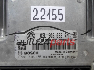 Edytuj produkt: KOMPUTER STEROWNIK SILNIKA VW VOLKSWAGEN TIGUAN BOSCH 0 281 016 155, 0281016155, 03L 906 022 RN, 03L906022RN, EDC17CP14