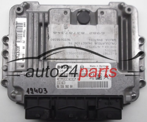 MOTORSTEUERGERÄT ECU STEUERGERAT PEUGEOT 307 1.6 HDI BOSCH 0 281 011 234, 0281011234, 96 556 982 80, 9655698280