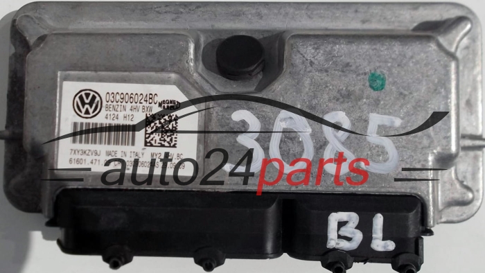 Calculateur Moteur VOLKSWAGEN SEAT IBIZA 1.4 Magneti Marelli MY2 4HV.BC,  03C 906 024 BC