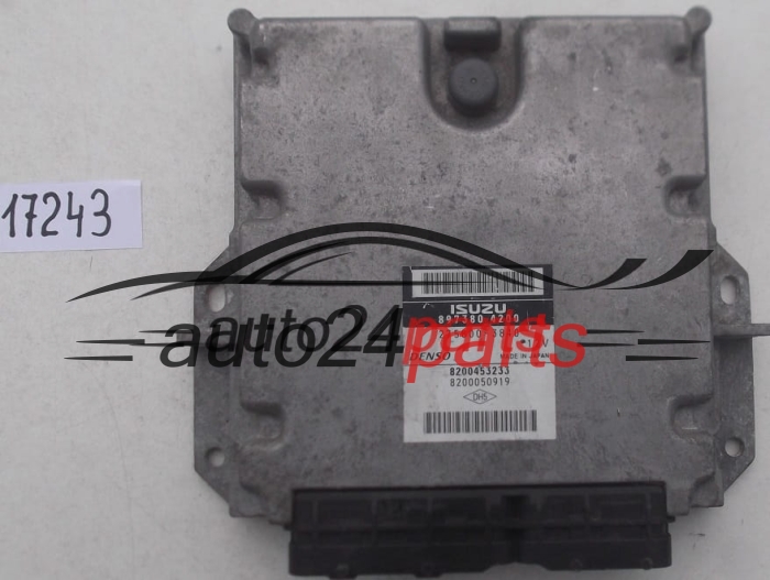ECU CENTRALITA DE MOTOR RENAULT VEL SATIS 3.0 DCI ISUZU 897380 4200, 8973804200, DENSO 275800-3840, 2758003840, 8200453233, 8200050919