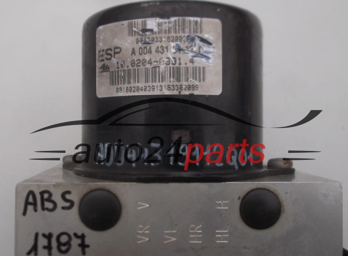 BOMBA HIDRAULICA Y CENTRALITA ABS CHRYSLER CROSSFIRE A 004 431 91 12,  ATE 10.0204-0391.4,  A 193 545 01 32