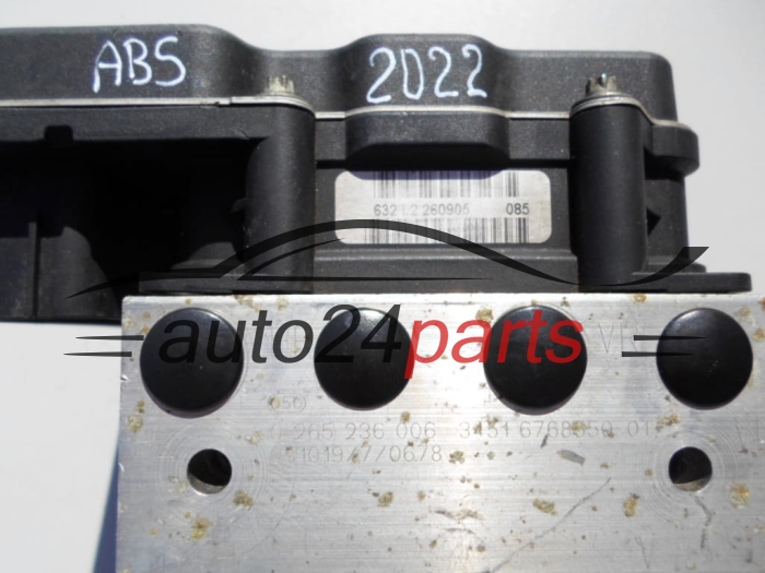 POMPE HYDRAULIQUE ET CALCULATEUR d'ABS BMW E60 BOSCH  0265236006, 3451676855001
