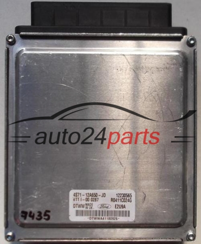 KOMPUTER STEROWNIK SILNIKA FORD MONDEO MK3 2.0TDCI 4S71-12A650-JD, 4S7112A650JD, 12230565, R0411C024G