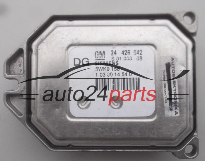 CALCULATEUR MOTEUR OPEL OMEGA 2.2 Z22XE SIEMENS 5WK9 158,  GM 24 426 542