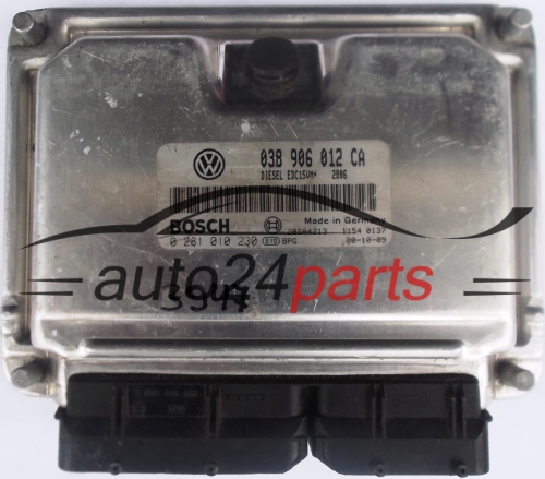 ECU CENTRALITA DE MOTOR SEAT LEON TOLEDO 1.9 TDI ALH 038906012CA, BOSCH 0281010230, 28SA4213