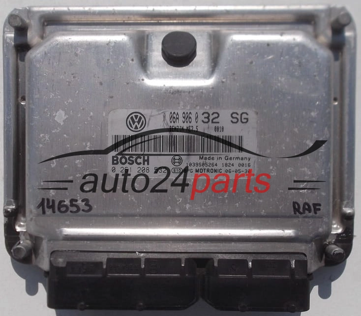 ECU CENTRALITA DE MOTOR  SKODA OCTAVIA BOSCH 0 261 208 532,  06A 906 032 SG