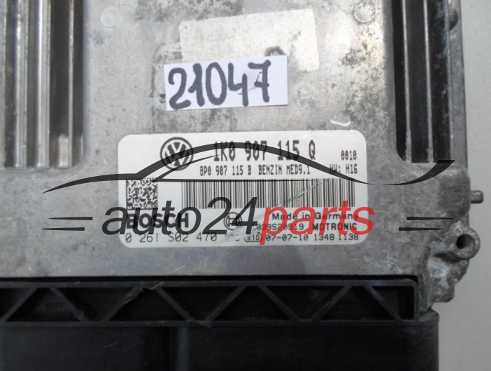 KOMPUTER STEROWNIK SILNIKA VW VOLKSWAGEN GOLF 2.0 T BOSCH 0 261 S02 470, 0261S02470, 1K0 907 115 Q, 1K0907115Q