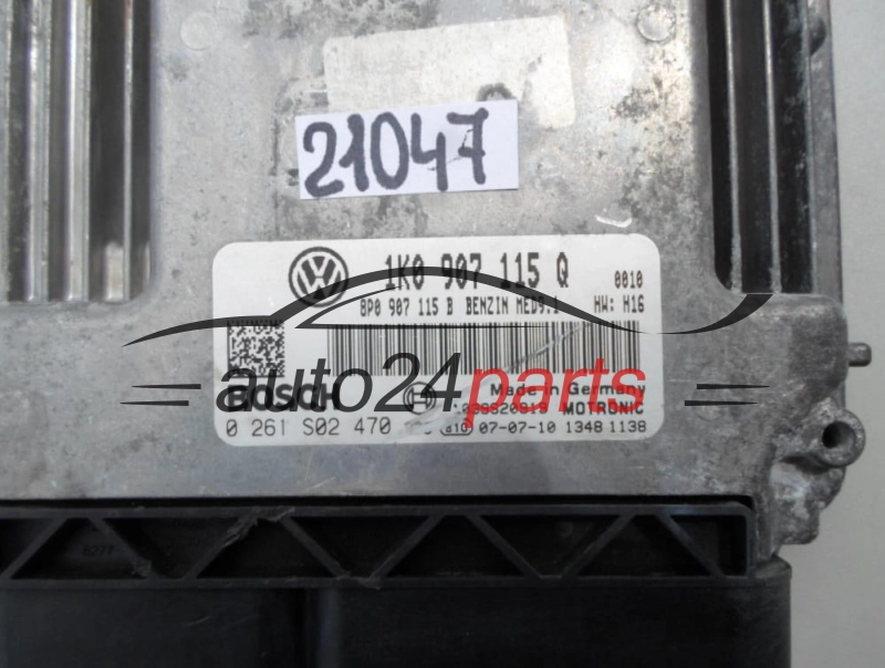 KOMPUTER STEROWNIK SILNIKA VW VOLKSWAGEN GOLF 2.0 T BOSCH 0 261 S02 470, 0261S02470, 1K0 907 115 Q, 1K0907115Q