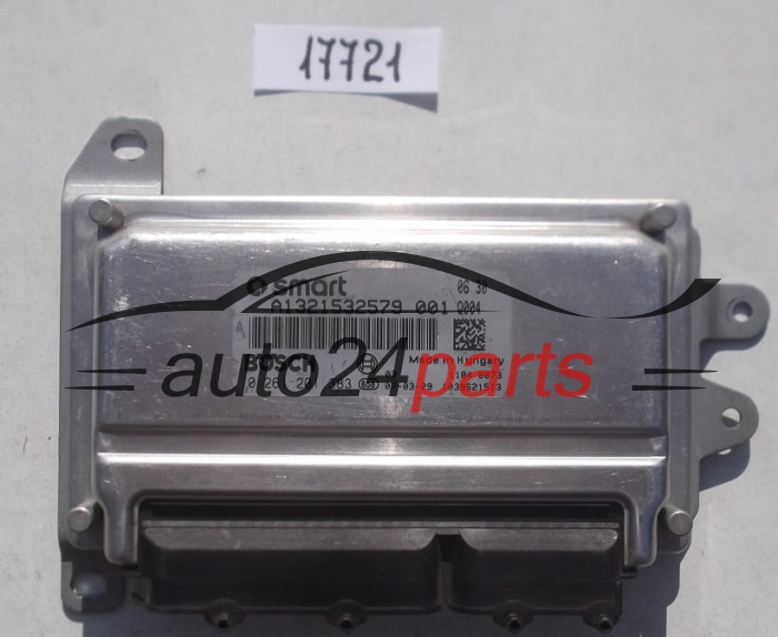 CALCULATEUR MOTEUR SMART FORTWO BOSCH 0 261 201 383, 0261201383, A1321532579 001