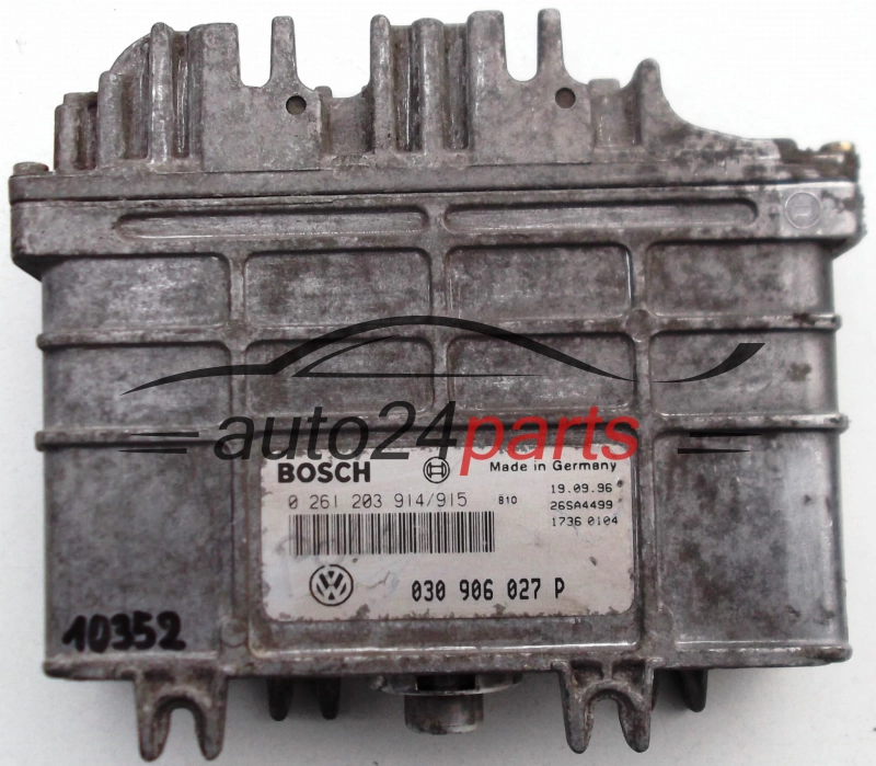 KOMPUTER STEROWNIK SILNIKA VW VOLKSWAGEN POLO 030 906 027 P