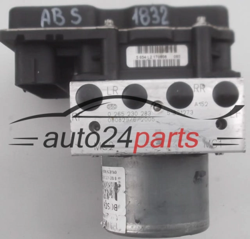 BOMBA HIDRAULICA Y CENTRALITA ABS FIAT 500 BOSCH 0 265 230 283,  518 212 73