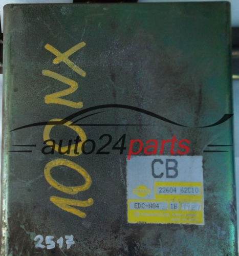 ECU CENTRALITA DE MOTOR NISSAN 100NX 1.6 2260462C10 CB, 22604 62C10 EDC-N84 1B