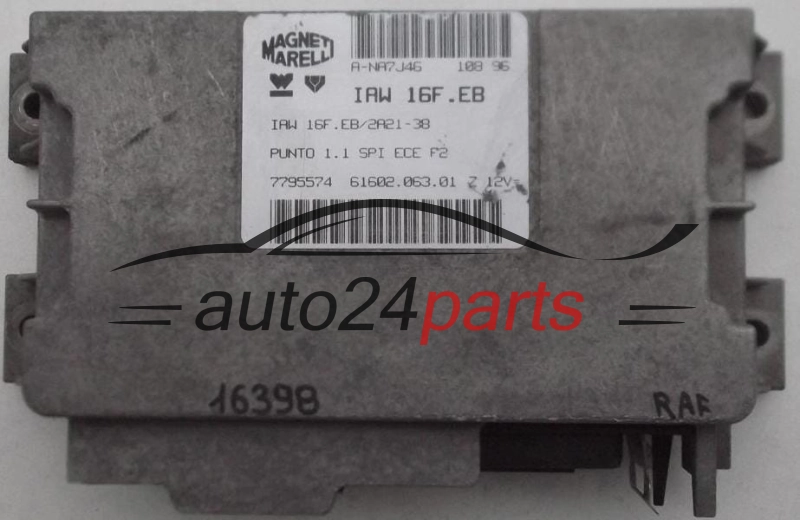KOMPUTER STEROWNIK SILNIKA FIAT PUNTO 1.1 MAGNETI MARELLI IAW16FEB