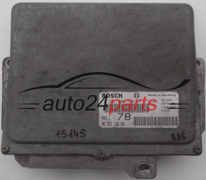 KOMPUTER STEROWNIK SILNIKA CITROEN SAXO BOSCH 0 261 206 153