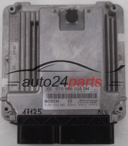 MOTORSTEUERGERÄT ECU STEUERGERÄT VW VOLKSWAGEN TOUAREG 5.0 TDI BOSCH 0 281 013 305, 0281013305, 070 906 016 DH, 070906016DH, 1039S24306