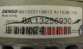 Lichtmaschine OPEL 1.3 CDTI DENSO MS102211-8612,  BA 13256930
