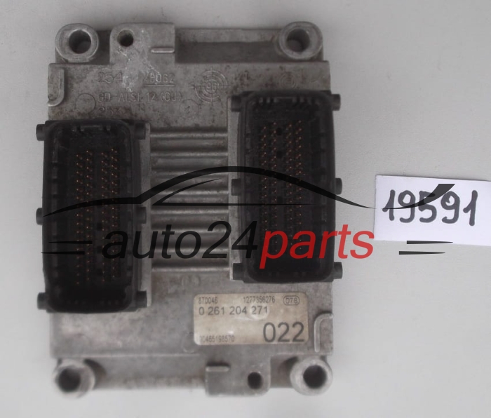 KOMPUTER STEROWNIK SILNIKA FIAT COUPE 2.0 20V BOSCH 0261204271, 0 261 204 271, 964055, 1277356306, 00467534040, 467534040 033