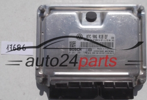 MOTORSTEUERGERÄT ECU STEUERGERAT VW VOLKSWAGEN PHAETON 6.0 BOSCH 0 261 201 730, 0261201730, 07C 906 018 EF, 07C906018EF 