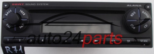 RADIO CD ALANA SEAT IBIZA 6L0 035 156 / 6L0035156 / 9.18428-81 / 91842881 - R71
