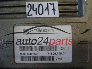 KOMPUTER STEROWNIK SILNIKA OPEL 1.3 55563976, 33920-51KP1, 3392051KP1, MJD6O2.W2, MJD6O2W2