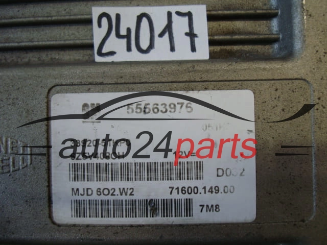 KOMPUTER STEROWNIK SILNIKA OPEL 1.3 55563976, 33920-51KP1, 3392051KP1, MJD6O2.W2, MJD6O2W2
