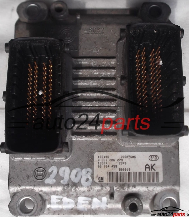 calculateur moteur pour opel chevrolet, holde, vauxhall agila 1.0 z10xe