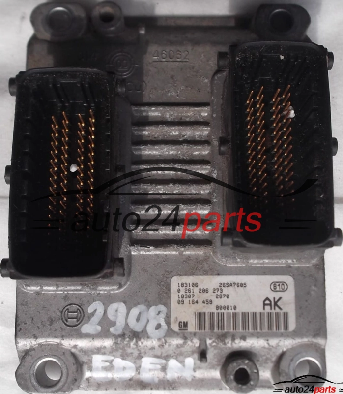 calculateur moteur pour opel chevrolet, holde, vauxhall agila 1.0 z10xe