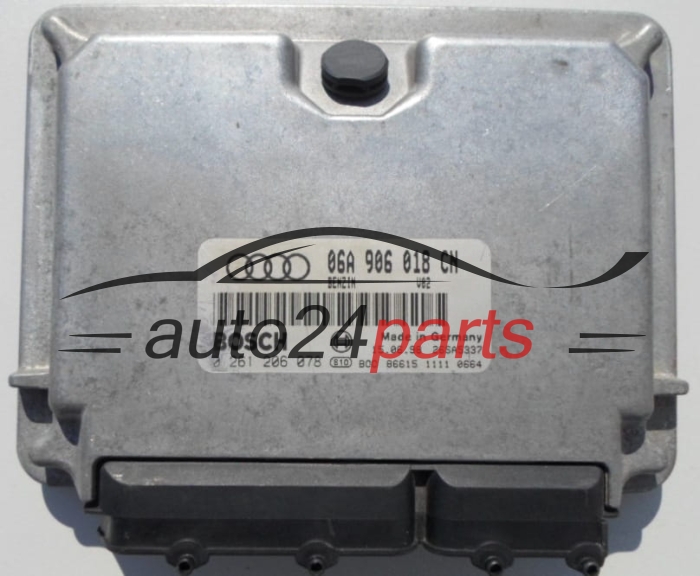 MOTORSTEUERGERÄT ECU STEUERGERÄT  AUDI A3 1.8 AGN BOSCH 0 261 206 078,  06A 906 018 CN
