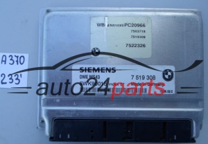KOMPUTER STEROWNIK SILNIKA BMW E46 2.5 SIEMENS 5WK90015, 7 519 308, 7519308 - 233
