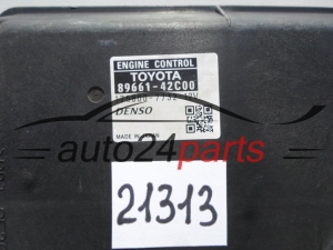 KOMPUTER STEROWNIK SILNIKA TOYOTA RAV4 AVENSIS 2.2, 89661-42C00, 8966142C00, 175800-7732, 1758007732