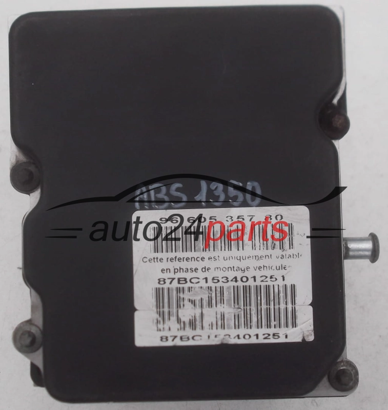 ABS POMPA I STEROWNIK PEUGEOT 307 BOSCH 0 265 234 152, 96 499 881 80, 9649988180, 0 265 950 374, 0265950374, 96 605 357 80, 9660535780 