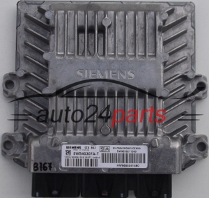 ECU CENTRALITA DE MOTOR CITROEN PEUGEOT 2.0 HDI SIEMENS 5WS40307A-T, 5WS40307AT, SW 9659211580, HW 9655041480, SID803 
